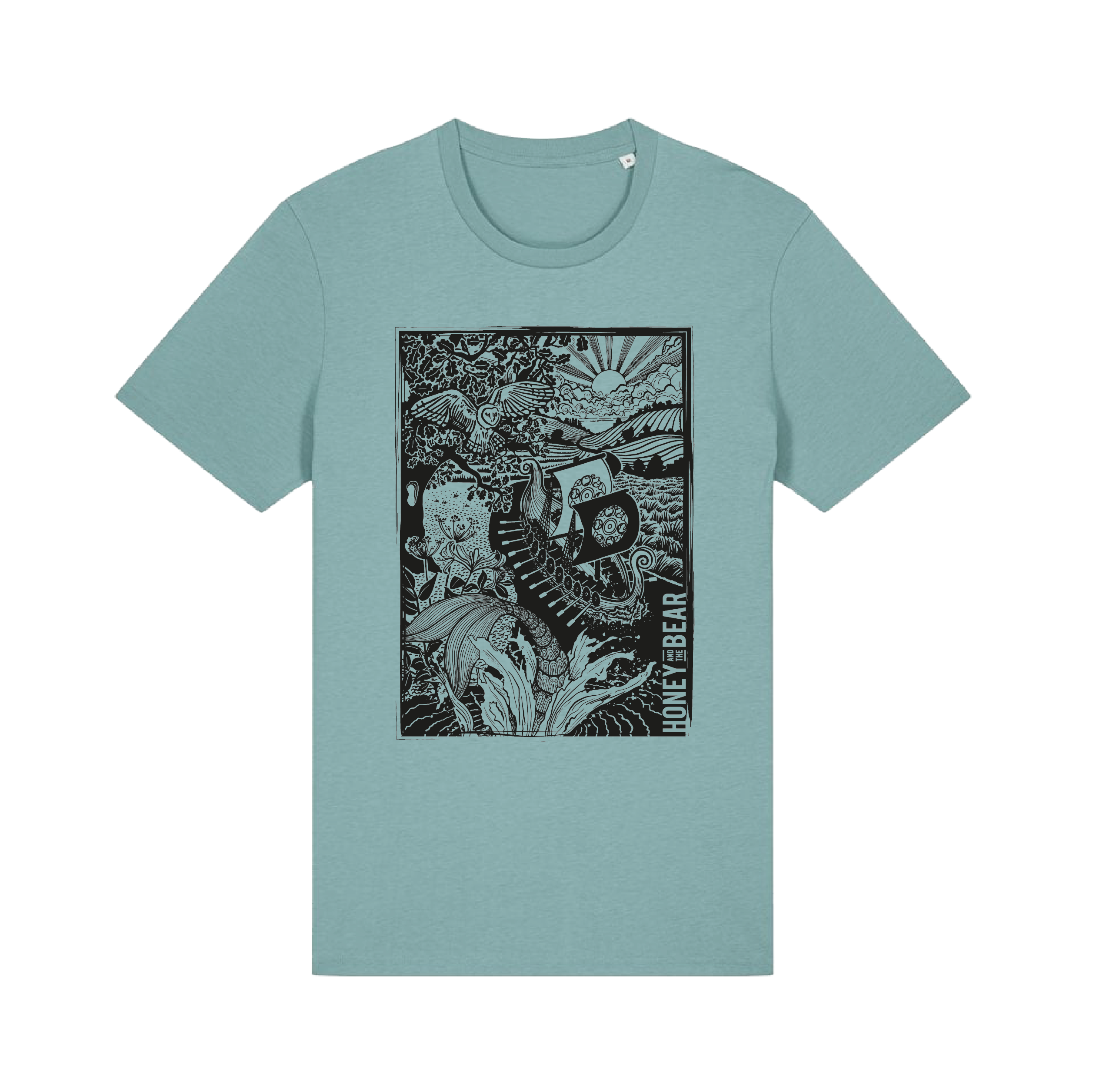 H&TB Organic Cotton Short Sleeve Screenprinted Tshirt Album Bundle