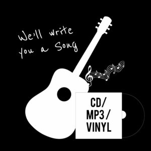 We'll write you a personalised song in HATB style + Video + Lyric Sheet + Album Bundle